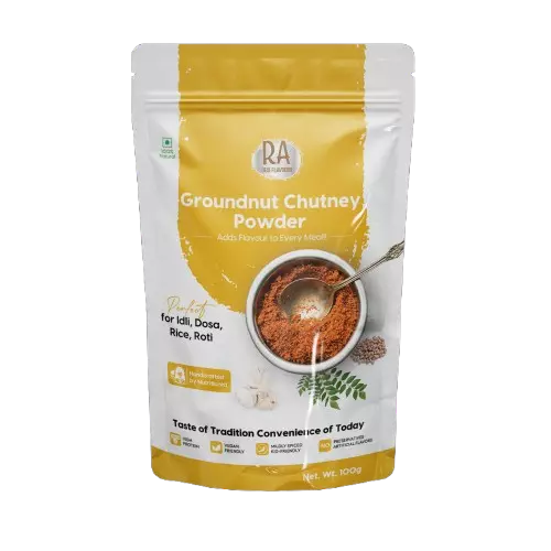 Peanut Chutney Powder with Garlic