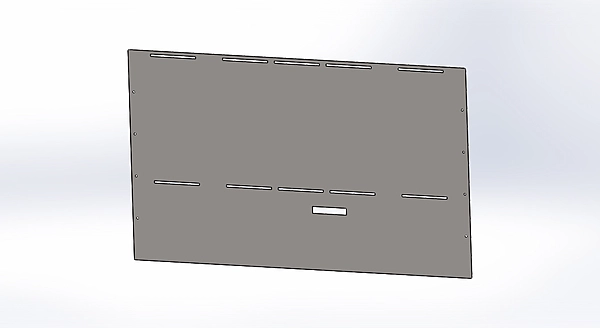 LEAK TEST MACHINE FOR COVERING THE FRONT PLATE M.S.