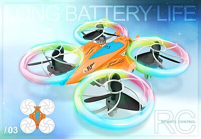DWI Aircraft FTP 008 LED Toy Drone Kit