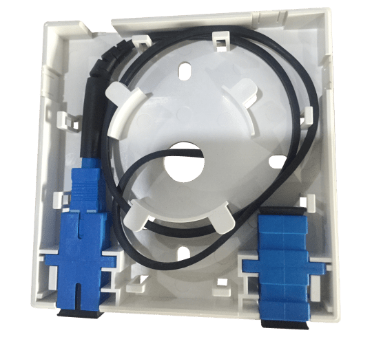 Digisol Channel SCS FTTH Outlet Blank White