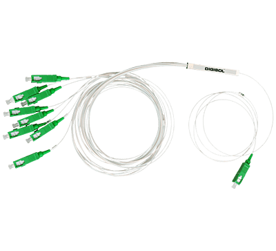 Digisol Channel SCS FTTH PLC Splitter Tube Type SM SC APC Type 2×2