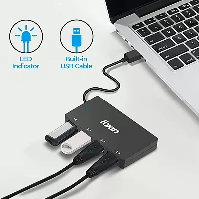 USB HUB 4 PORT FUH-004 (USB 3.0X1, 2.0X3)