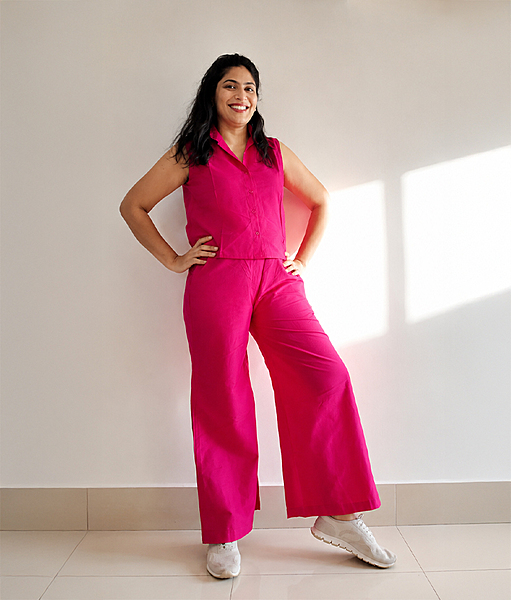 Pink Palm Co-ord Set
