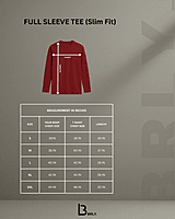 Unisex Full Sleeve Tee - Pack of 2 (Maroon, Maroon)