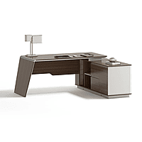 Furnlluxra Executive Desk Reversible Return 2.0M