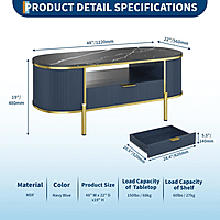 Furnlluxra Luxury Marble Coffee Tables | Modern & Stylish Designs