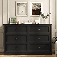 Furnlluxra 47.2'' W 6 - Drawer Dresser