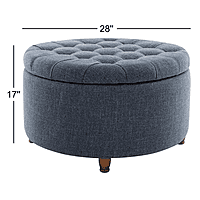 Furnlluxra Upholstered Ottoman