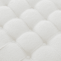 Furnlluxra Upholstered Ottoman in towl fabric