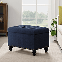 Furnlluxra 23.6' W Rectangle Upholstered Storage Ottoman