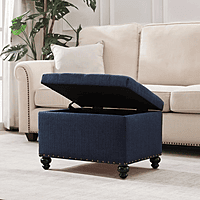 Furnlluxra 23.6' W Rectangle Upholstered Storage Ottoman