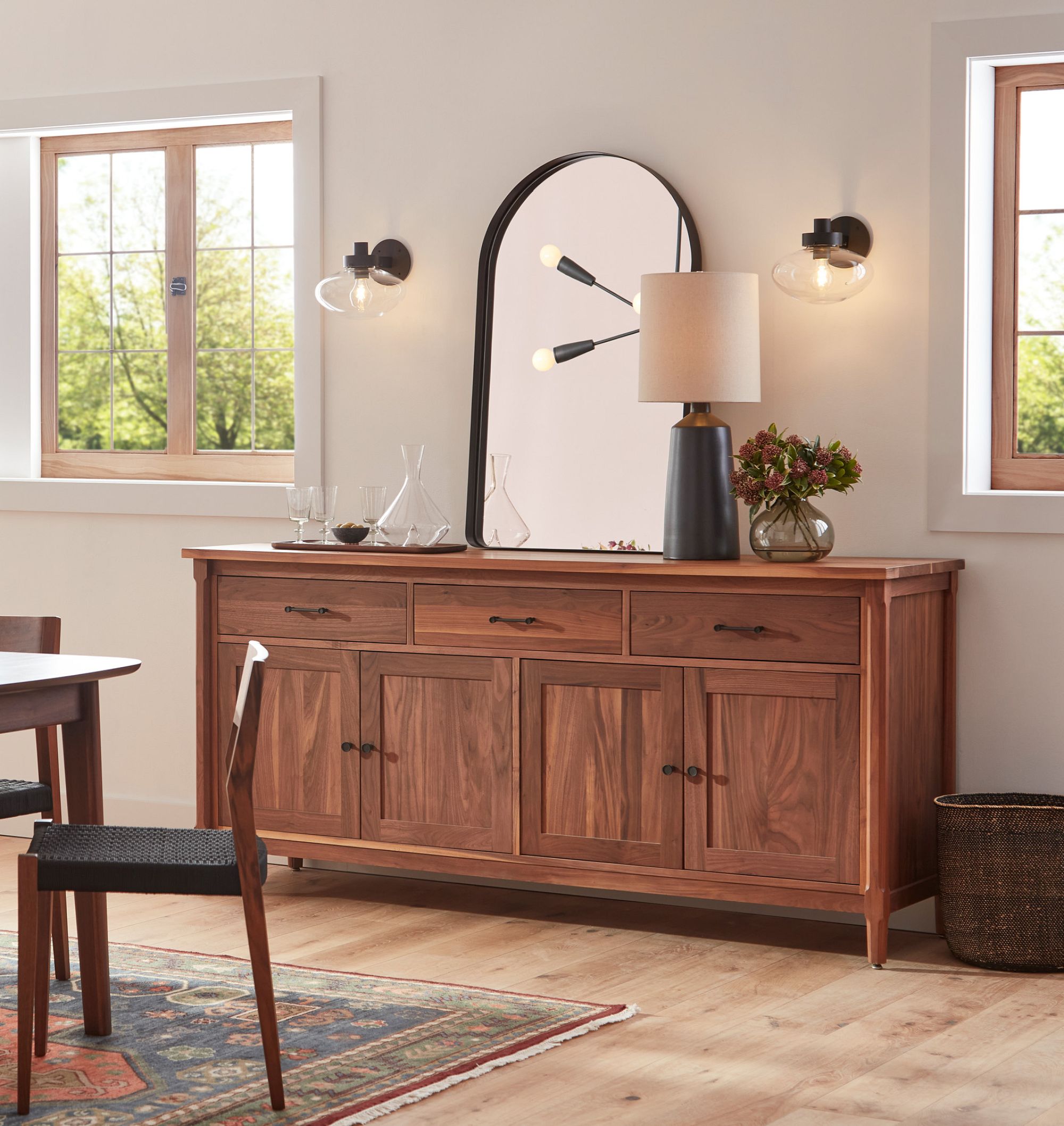 Modern Wood Sideboard with Storage
