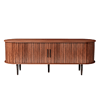 Modern TV Console: Low Profile Media Stand with Storage