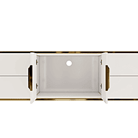 Furnlluxra Floating TV Stand & Media Console for 65" Screens