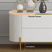 Furnlluxra Floating TV Stand & Media Console for 65" Screens