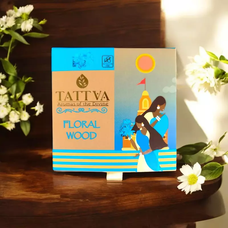 Tattva FLORAL WOOD Incense Cones