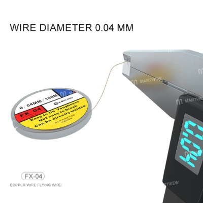 FX-04 0.04mm Copper Flying Line for Motherboard PCB Repair - 100 Meter FX-04 0.04mm Copper Flying Line for Motherboard PCB Repair - 100 Meter
