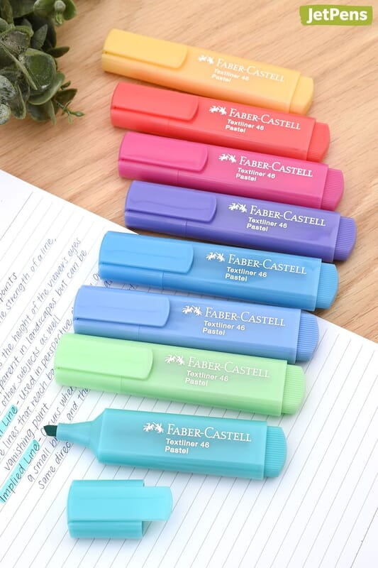 PXBQ Aesthetic Cute Highlighters Bible Highlighters Chic Modern Minimal Pastel Tip Highlighters Pen Soft Chisel Marker Pens