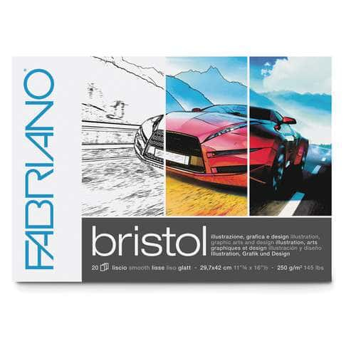 FABRIANO BRISTOL PAD 250gsm A3 FABRIANO BRISTOL PAD 250gsm A3