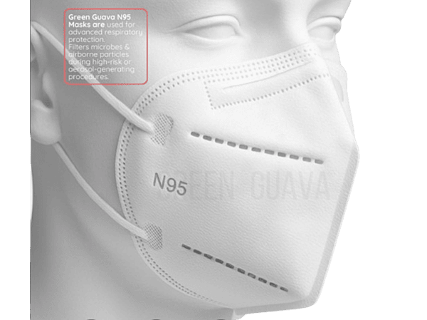 Green Guava N95 Face Mask (Pack of 25)