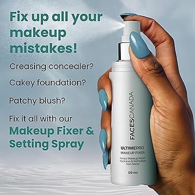 FACESCANADA Ultime Pro Makeup Fixer, 50 Ml | Long Lasting Makeup Setting Spray