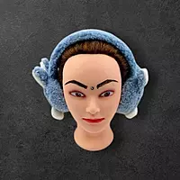 Cute Blue Bunny Earmuff Headband | Warm & Stylish Winter Ear Warmer