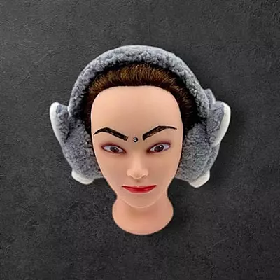 Cute Blue Bunny Earmuff Headband | Warm & Stylish Winter Ear Warmer