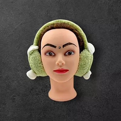 Cute Blue Bunny Earmuff Headband | Warm & Stylish Winter Ear Warmer