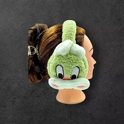 Cute Blue Bunny Earmuff Headband | Warm & Stylish Winter Ear Warmer