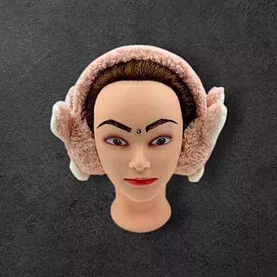 Cute Blue Bunny Earmuff Headband | Warm & Stylish Winter Ear Warmer