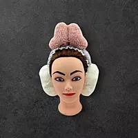 Colorful Plush Earmuff Headband | Fun Winter Ear Warmers with Knitted Top