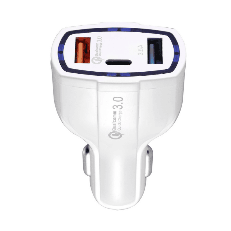 ZigDeal Fast Car Charger QC 3.0 – Quick Charging | Dual USB Ports | Compact & Efficient Design
