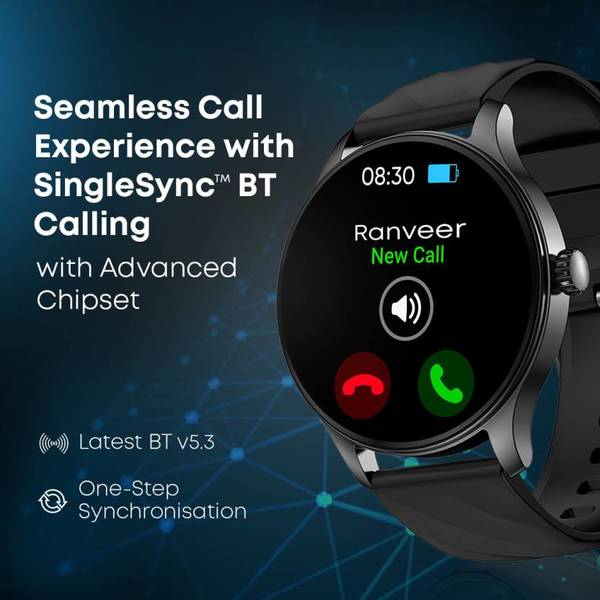 Fastrack Jupiter R1 1.38" (3.50cm) Round HD Display, SingleSync BT Calling, Advanced Chipset Smartwatch Fastrack Jupiter R1 1.38" (3.50cm) Round HD Display, SingleSync BT Calling, Advanced Chipset Smartwatch