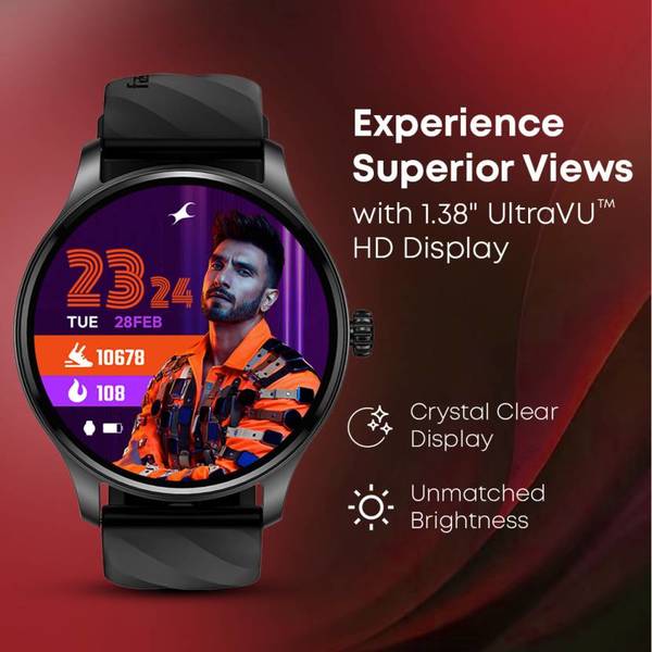 Fastrack Jupiter R1 1.38" (3.50cm) Round HD Display, SingleSync BT Calling, Advanced Chipset Smartwatch Fastrack Jupiter R1 1.38" (3.50cm) Round HD Display, SingleSync BT Calling, Advanced Chipset Smartwatch