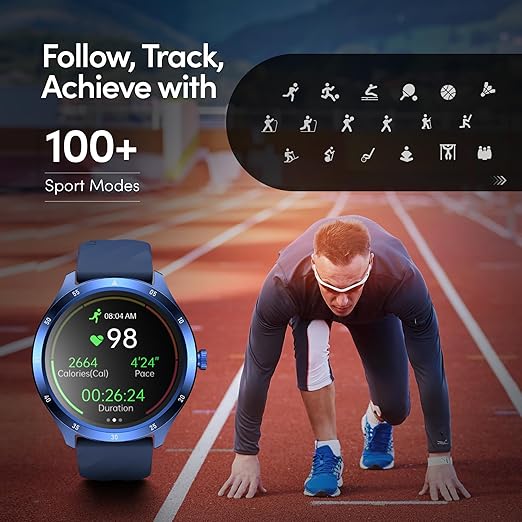 Fastrack Jupitor R2 Smart Watch, 1.38” (3.50 cm)TFT Display, 240 * 240 Pixel Resolution, SingleSync BT Calling, AI Voice Assistant, 100+ Sports Modes & Smartwatch Faces,Upto 5 Day Battery, IP68 (Beige Fastrack Jupitor R2 Smart Watch, 1.38” (3.50 cm)TFT Display, 240 * 240 Pixel Resolution, SingleSync BT Calling, AI Voice Assistant, 100+ Sports Modes & Smartwatch Faces,Upto 5 Day Battery, IP68 (Beige