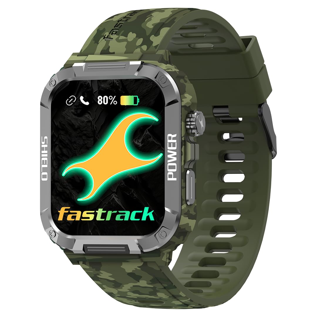 Fastrack Limitless Valor Rugged Smartwatch (4.85cm) 1.91" UltraVU Display, BT Calling, 100+ Sports Modes Fastrack Limitless Valor Rugged Smartwatch (4.85cm) 1.91" UltraVU Display, BT Calling, 100+ Sports Modes