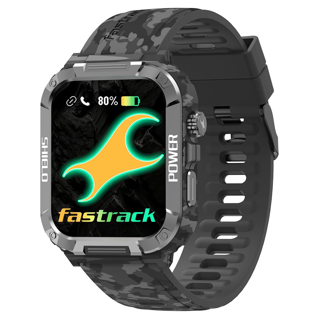 Fastrack Limitless Valor Rugged Smartwatch (4.85cm) 1.91" UltraVU Display, BT Calling, 100+ Sports Modes Fastrack Limitless Valor Rugged Smartwatch (4.85cm) 1.91" UltraVU Display, BT Calling, 100+ Sports Modes