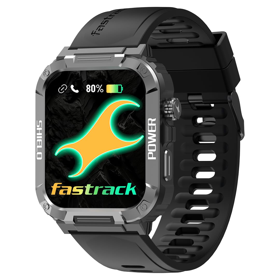 Fastrack Limitless Valor Rugged Smartwatch (4.85cm) 1.91" UltraVU Display, BT Calling, 100+ Sports Modes Fastrack Limitless Valor Rugged Smartwatch (4.85cm) 1.91" UltraVU Display, BT Calling, 100+ Sports Modes