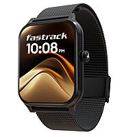 Fastrack New Limitless Classic|Large 1.91" (4.85cm) Super UltraVU Display|Functional Crown|Highest 320x385 Pixel Resolution|SingleSync BT Calling|100+ Sports Modes|Metal Case Premium Smartwatch 