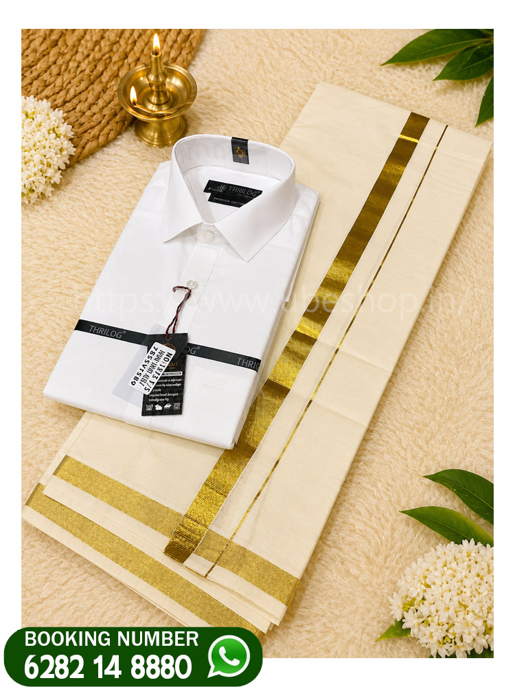 Father-coloction-Classic-Shirt-&-Kasavu--2026-Mundu-Combo-Onam-Siz-40-42