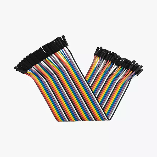 Generic Female to Female Jumper Wires – 40 Pcs, 20cm – For Breadboard, Arduino, and Raspberry Pi Projects