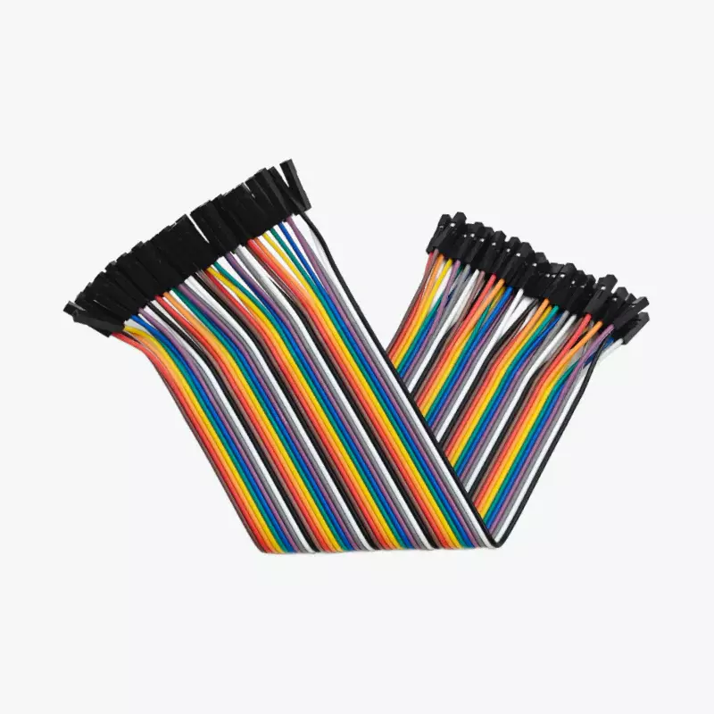 Generic Female to Female Jumper Wires – 40 Pcs, 20cm – For Breadboard, Arduino, and Raspberry Pi Projects
