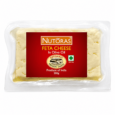 Nutoras Cheese Feta with Olive Oil (Block) 200G
