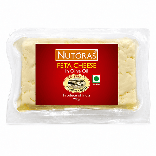 Nutoras Cheese Feta with Olive Oil (Block) 200G