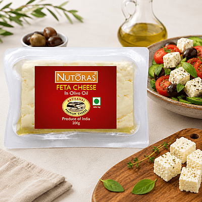 Nutoras Cheese Feta with Olive Oil (Block) 200G