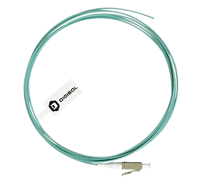 Digisol Channel SCS Pigtail, MM(OM3)(50), Simplex LC, PC Type, 2M, LSZH