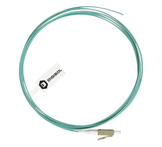 Digisol Channel SCS Pigtail, MM(OM3)(50), Simplex LC, PC Type, 2M, LSZH
