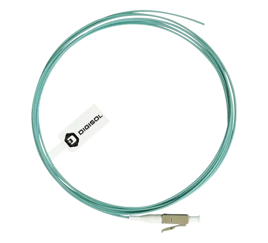 Digisol Channel SCS Pigtail, MM(OM3)(50), Simplex LC, PC Type, 2M, LSZH