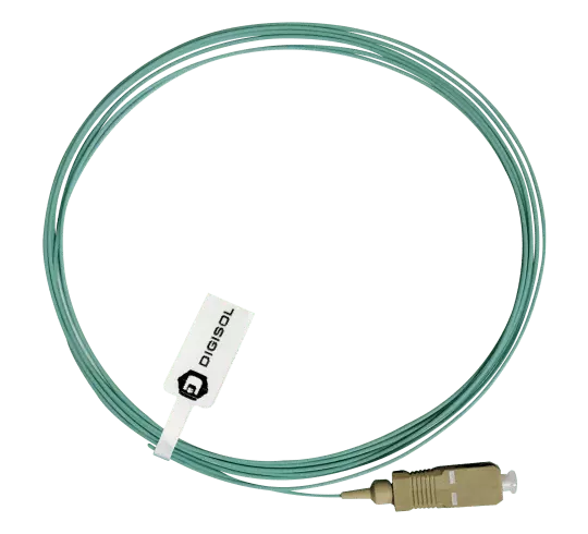 Digisol Channel SCS Pigtail, MM(OM3)(50), Simplex SC, PC Type, 2M, LSZH