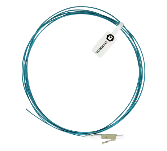 Digisol Channel SCS Pigtail, MM(OM4)(50), Simplex LC, PC, 2M, LSZH